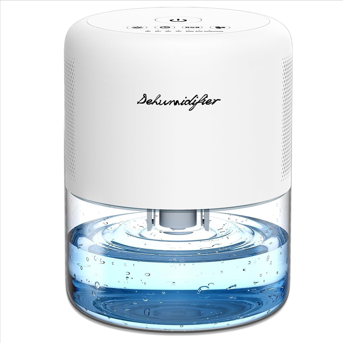 Dehumidifier for Home Small Quiet Dehumidifiers 44OZ Water Tank Auto Defrost and Shutoff 10 Colors Light 4 Timer Options 3 Modes Portable Bedroom Bathroom Closet RV