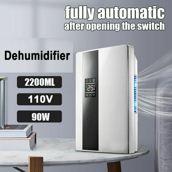 Dehumidifier Large Home Air Dryer Humidity Bedroom Auto Control 2200ML Home