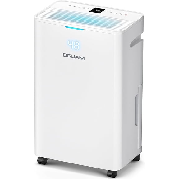 Dehumidifier, Max 95 Pint/Day Dehumidifier for Basement & Home, 5000 Sq. Ft, Compressor with Drain Hose, Smart Humidity Control, Energy Efficient Quiet Bedroom, Large Rooms
