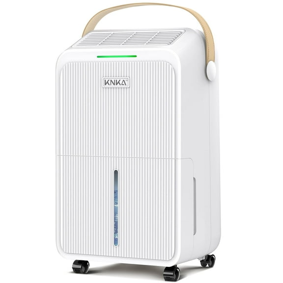 KNKA Pro Dehumidifiers for Home, Basements, MAX 30 Pints Dehumidifier with Drain Hose, 3,500 Sq.ft, 0.8 Gal Water Tank, Smart Humidity Control, 3 Modes, Dry Clothes, 24HR Timer