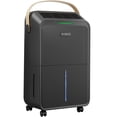 thumbnail image 1 of KNKA Pro Dehumidifier for Home and Basement, MAX 34 Pints Dehumidifier with Drain Hose, Up to 2500 Sq.Ft., Smart Humidity Control, Auto Defrost, Quiet Operation, Black (Test at 95°F, 90% RH), 1 of 10