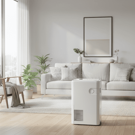 Dehumidifier for Basements, 24 Pint Dehumidifier with Auto Defrost & Drain, 24H Timer, Covers 2,500 Sq. ft for Home, Bedroom, Bathroom