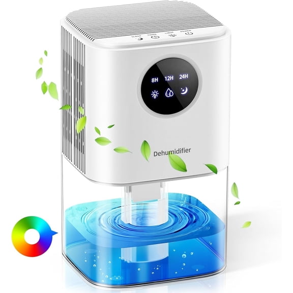 Dehumidifier for Bedroom, 58oz Small Dehumidifier for Home Bathroom,(500 Sq.Ft)