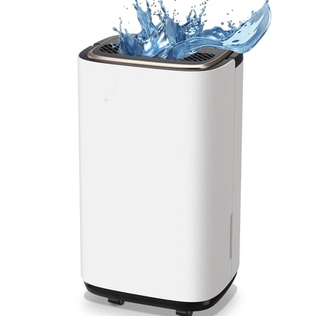 WANAI 15 Pint Portable Dehumidifier 1000 Sq.ft Coverage Area with Auto & Manual Drainage