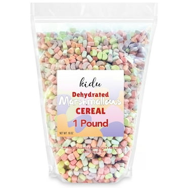 Dehydrated Marshmallow Bits 1 Pound Resealable Bulk Bag Cereal Assorted Colors And Shapes, Perfect For Easter, Saint Patrick's Day Celebration
