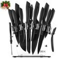 Deik Knife Set, 16 PCS High Carbon Stainless Steel Kitchen Knife Set