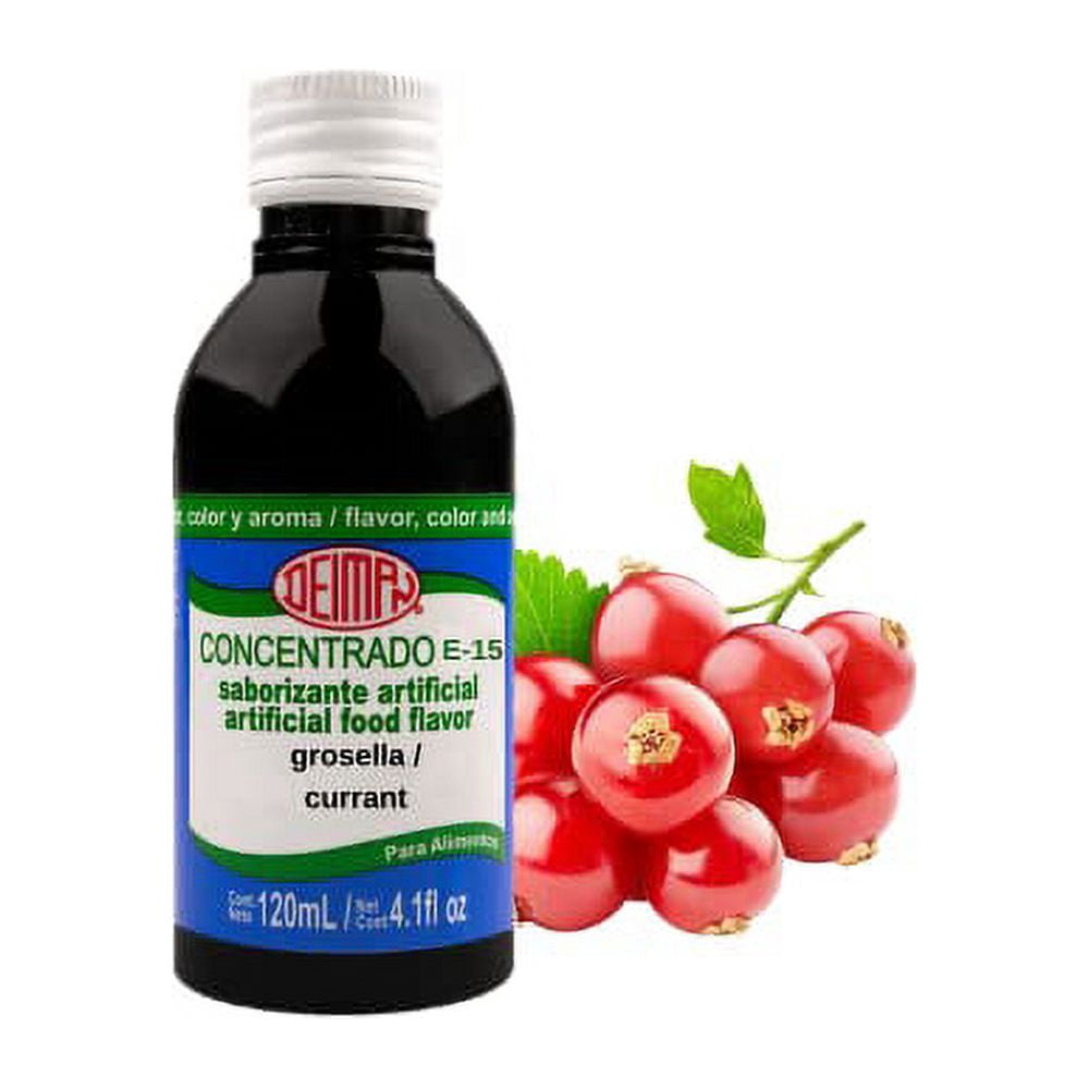 Deiman Artificial Food Flavoring .. Currant Concentrate E-15(4 fl .. oz ...