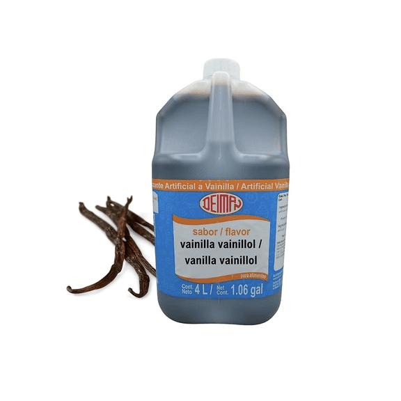 Deiman Vanilla Vainillol Essence (1.06 gal)- flavoring for gelatin, ice cream, beverages, low temperature baking and dairy products