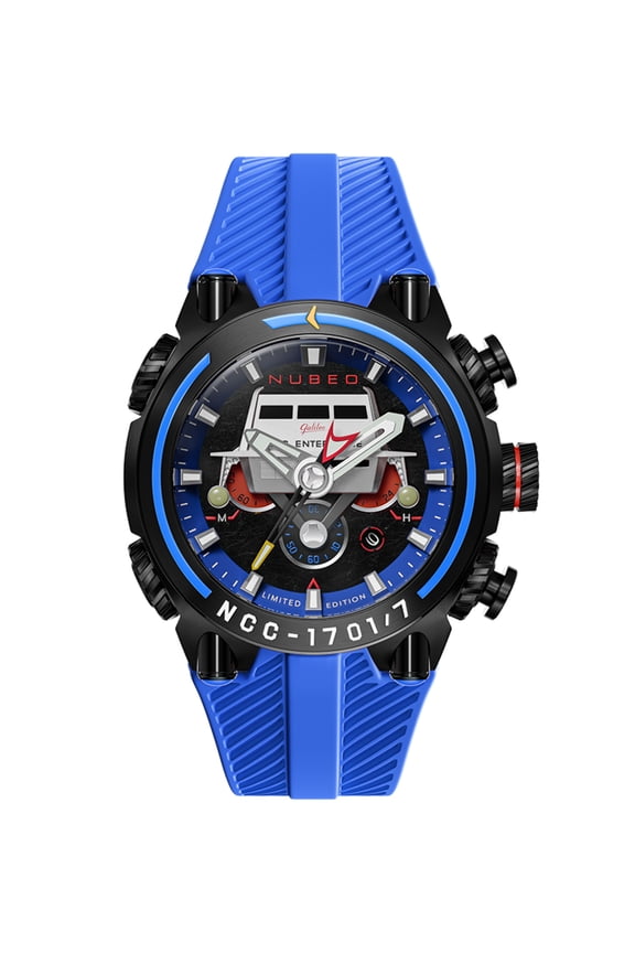 Deimos Chronograph Star Trek Galileo Limited Edition Starship Blue