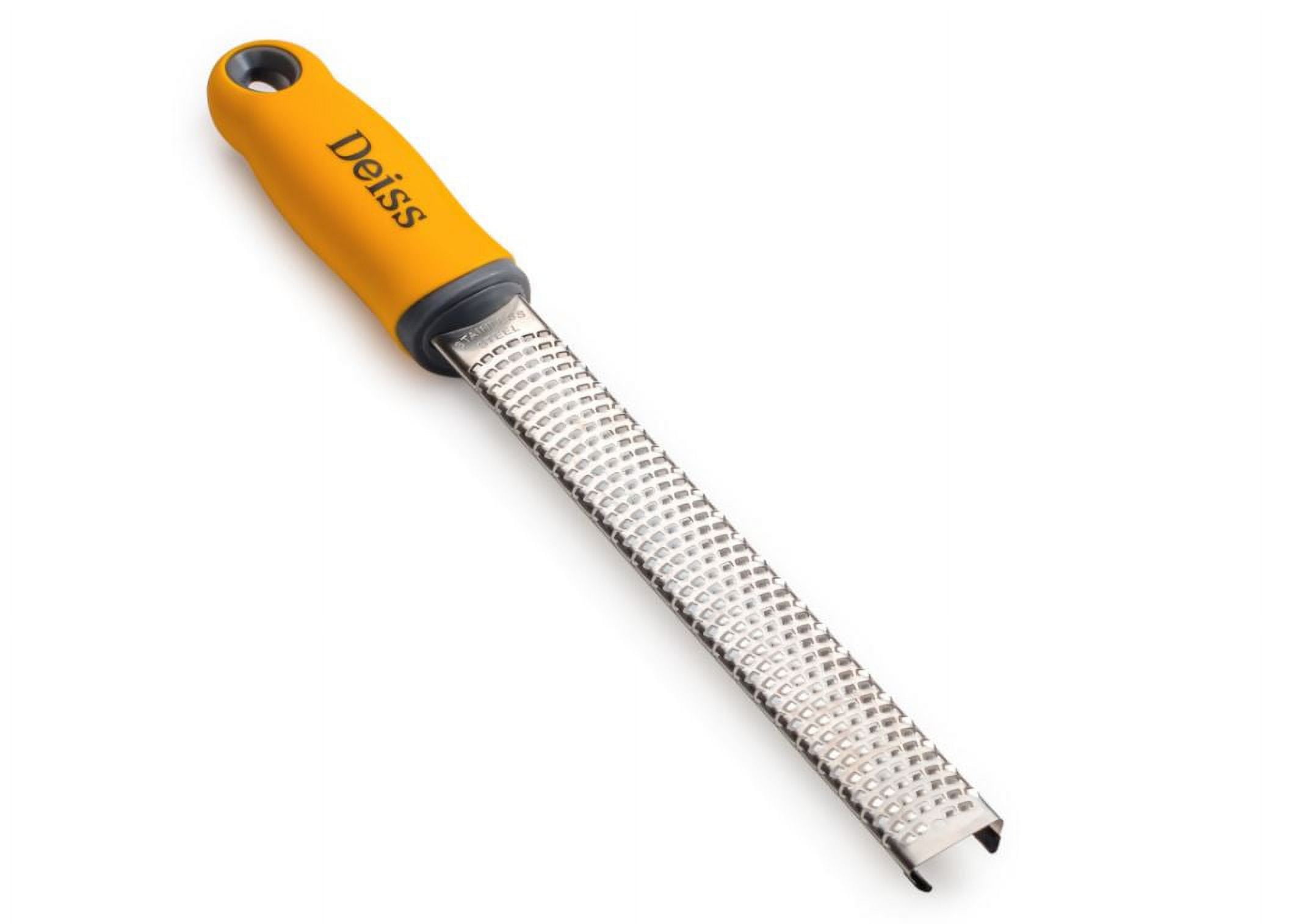 Stainless Steel Rectangular Hand Grater with Non-Slip Handle