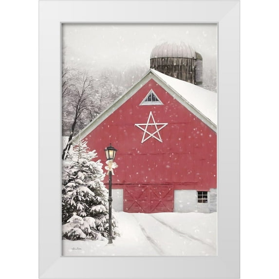 Deiter, Lori 11x14 White Modern Wood Framed Museum Art Print Titled - Red Star Barn