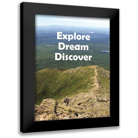Deiter, Lori 12x14 Black Modern Framed Museum Art Print Titled - Explore Dream Discover