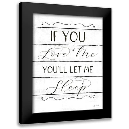 Deiter, Lori 12x14 Black Modern Framed Museum Art Print Titled - Let Me Sleep