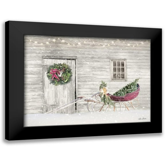 Deiter, Lori 14x11 Black Modern Framed Museum Art Print Titled - Old Farm Christmas