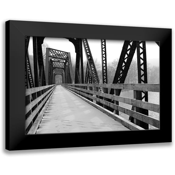 Deiter, Lori 14x11 Black Modern Framed Museum Art Print Titled - Old Railroad Bridge