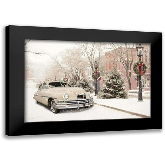 Deiter, Lori 14x11 Black Modern Framed Museum Art Print Titled - Retro Packard in Wellsboro