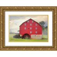 thumbnail image 1 of Deiter, Lori 14x11 Gold Ornate Wood Framed with Double Matting Museum Art Print Titled - Willow Grove Mill, 1 of 4