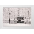 thumbnail image 1 of Deiter, Lori 14x11 White Modern Wood Framed Museum Art Print Titled - Winter Gazebo, 1 of 4