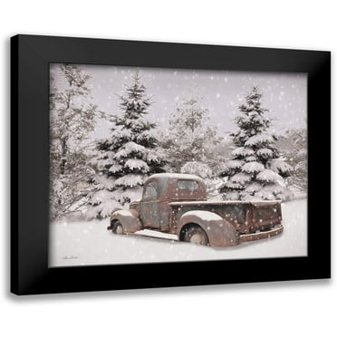 Deiter, Lori 14x12 Black Modern Framed Museum Art Print Titled - Snowed In