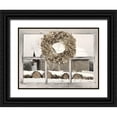 thumbnail image 1 of Deiter, Lori 14x12 Black Ornate Wood Framed with Double Matting Museum Art Print Titled - Millersburg Winter View, 1 of 4