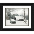 thumbnail image 1 of Deiter, Lori 14x12 Black Ornate Wood Framed with Double Matting Museum Art Print Titled - Winter on the Old Farm, 1 of 4