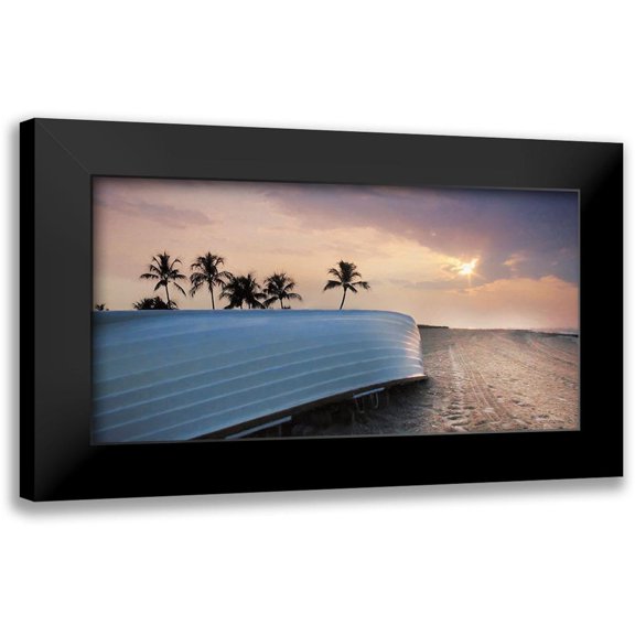 Deiter, Lori 14x9 Black Modern Framed Museum Art Print Titled - Beach Please