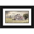 thumbnail image 1 of Deiter, Lori 14x9 Black Ornate Wood Framed with Double Matting Museum Art Print Titled - Rural Virginia Barn, 1 of 4