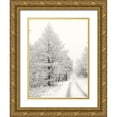 thumbnail image 1 of Deiter, Lori 15x18 Gold Ornate Wood Framed with Double Matting Museum Art Print Titled - Berry Mountain Road, 1 of 4