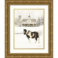 thumbnail image 1 of Deiter, Lori 15x18 Gold Ornate Wood Framed with Double Matting Museum Art Print Titled - Ready for Christmas Horse, 1 of 4