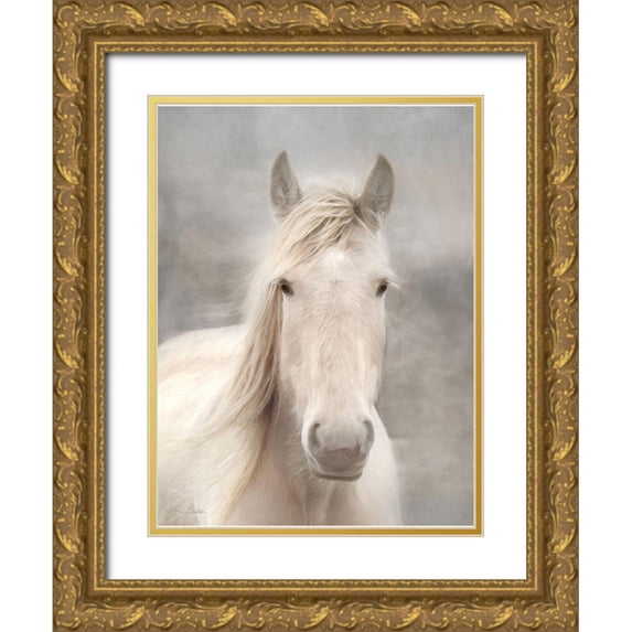 Deiter, Lori 15x18 Gold Ornate Wood Framed with Double Matting Museum Art Print Titled - White Beauty I