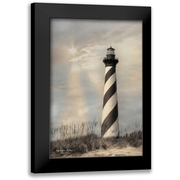 Deiter, Lori 17x24 Black Modern Framed Museum Art Print Titled - Cape Hatteras Lighthouse
