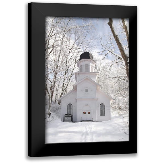 Deiter, Lori 17x24 Black Modern Framed Museum Art Print Titled - Church in the Woods