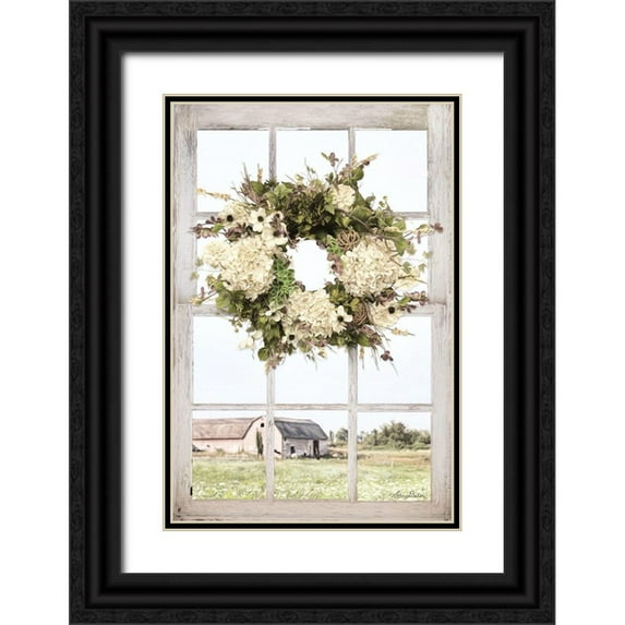 Deiter, Lori 17x24 Black Ornate Wood Framed with Double Matting Museum Art Print Titled - Pleasant View