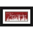 thumbnail image 1 of Deiter, Lori 18x10 Black Ornate Wood Framed with Double Matting Museum Art Print Titled - Believe in the Magic of Christmas, 1 of 4
