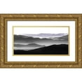 thumbnail image 1 of Deiter, Lori 18x11 Gold Ornate Wood Framed with Double Matting Museum Art Print Titled - Elegant Layers II, 1 of 4