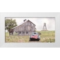 thumbnail image 1 of Deiter, Lori 18x11 White Modern Wood Framed Museum Art Print Titled - Flag on Tailgate, 1 of 4