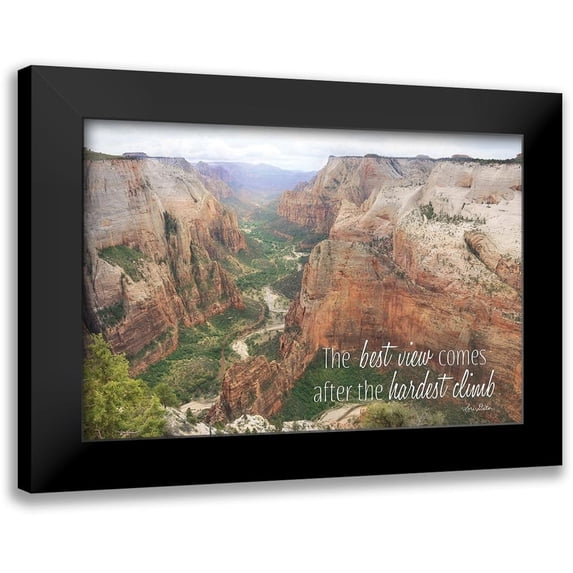 Deiter, Lori 18x13 Black Modern Framed Museum Art Print Titled - The Best View