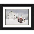 thumbnail image 1 of Deiter, Lori 18x13 Black Ornate Wood Framed with Double Matting Museum Art Print Titled - Snowy Country Christmas Wishes, 1 of 4