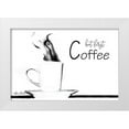thumbnail image 1 of Deiter, Lori 18x13 White Modern Wood Framed Museum Art Print Titled - But First Coffee, 1 of 4