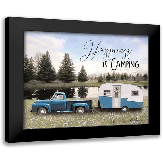 Deiter, Lori 18x15 Black Modern Framed Museum Art Print Titled - Spring Camping II