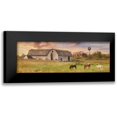 thumbnail image 1 of Deiter, Lori 18x9 Black Modern Framed Museum Art Print Titled - Clayton Barnyard, 1 of 5