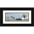 thumbnail image 1 of Deiter, Lori 18x9 Black Ornate Wood Framed with Double Matting Museum Art Print Titled - Jonestown Barn, 1 of 4