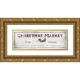 thumbnail image 1 of Deiter, Lori 18x9 Gold Ornate Wood Framed with Double Matting Museum Art Print Titled - Christmas Market, 1 of 4