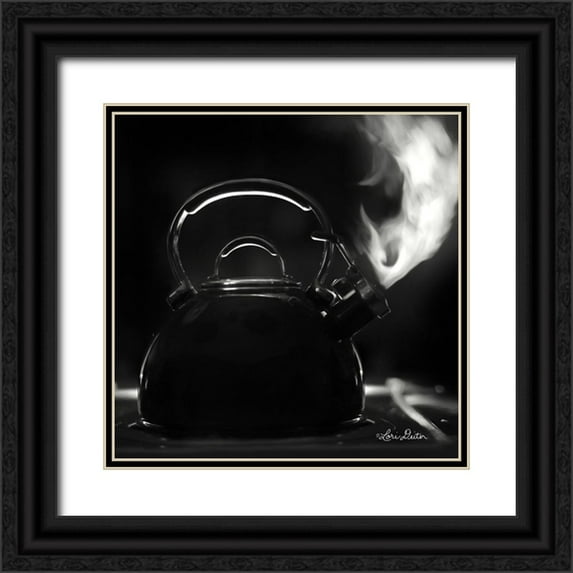 Deiter, Lori 20x20 Black Ornate Wood Framed with Double Matting Museum Art Print Titled - Tea Time II