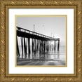 thumbnail image 1 of Deiter, Lori 20x20 Gold Ornate Wood Framed with Double Matting Museum Art Print Titled - Sunrise at the Pier I, 1 of 4