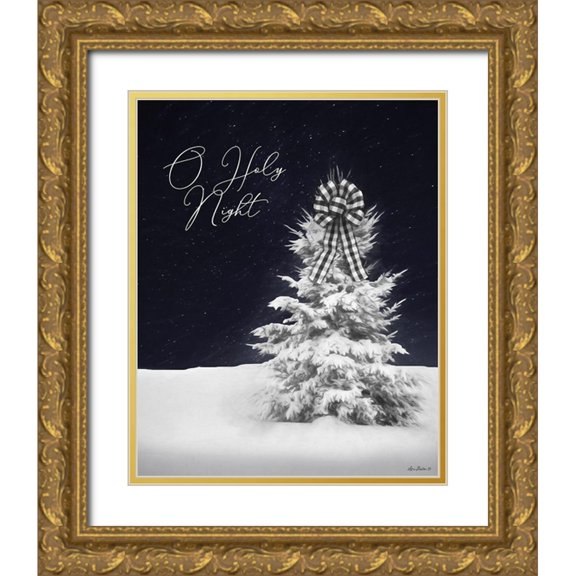 Deiter, Lori 20x24 Gold Ornate Wood Framed with Double Matting Museum Art Print Titled - O Holy Night