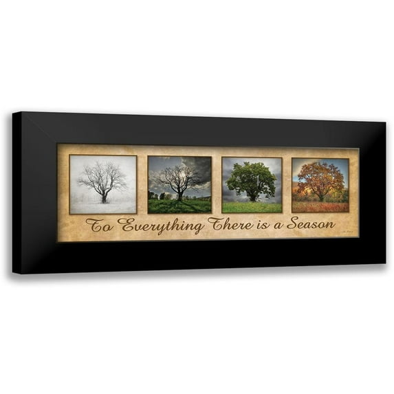 Deiter, Lori 24x11 Black Modern Framed Museum Art Print Titled - There is a Season