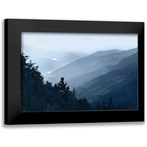 Deiter, Lori 24x17 Black Modern Framed Museum Art Print Titled - Newfound Gap View
