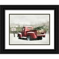 thumbnail image 1 of Deiter, Lori 24x19 Black Ornate Wood Framed with Double Matting Museum Art Print Titled - Winter Stop, 1 of 4
