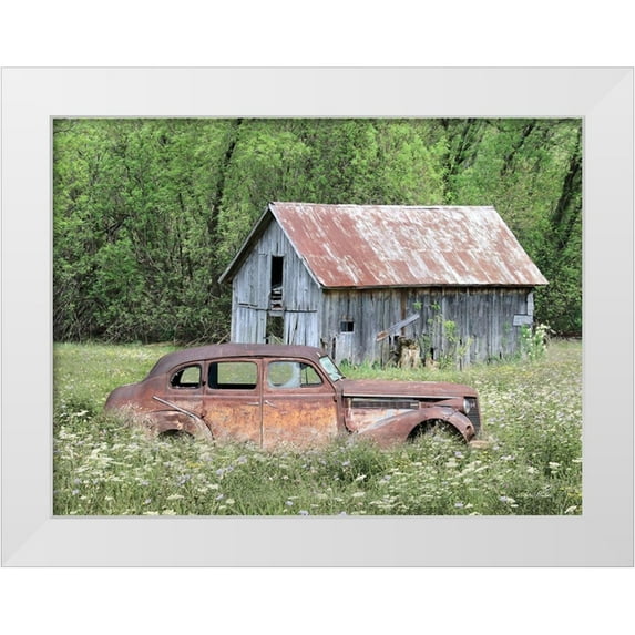 Deiter, Lori 24x19 White Modern Wood Framed Museum Art Print Titled - Old and Rustic